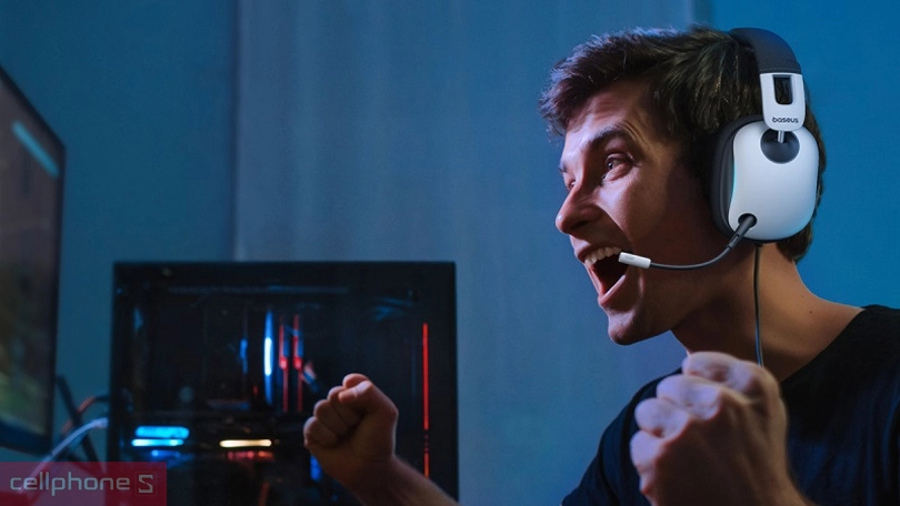 Tai nghe có dây Baseus Goplay 1 Plus Max – Âm thanh chân thực, chiến game thả ga