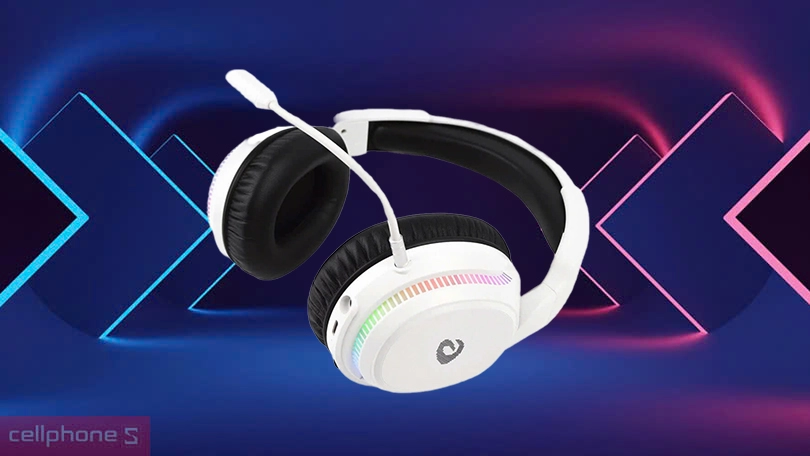 Mic đàm thoại, pin và khả năng kết nối của tai nghe DareU A710