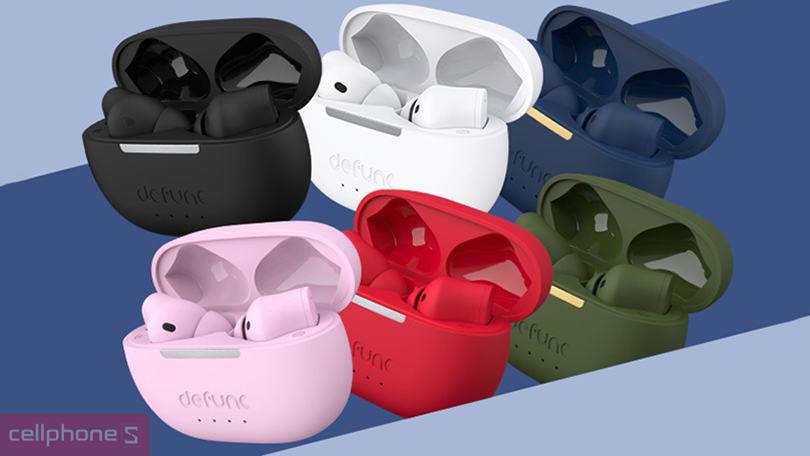 Thiết kế tai nghe Defunc True ANC