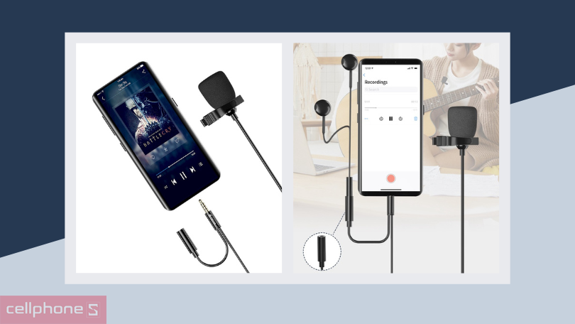 Microphone thu âm có dây Devia Smart lightning