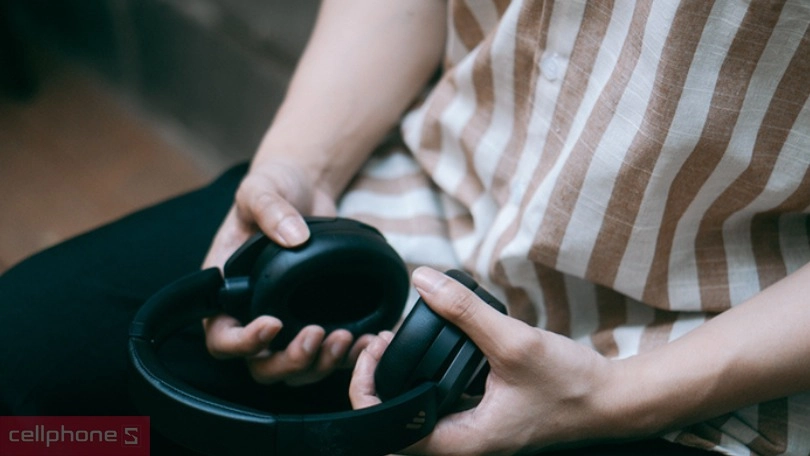 Tai nghe chụp tai Edifier W830NB - Dùng 80 tiếng liên tục, kết nối đa thiết bị