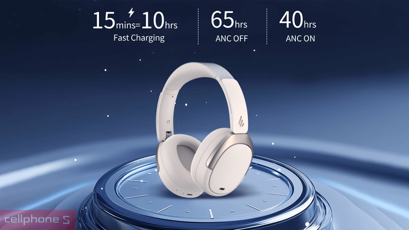 Pin tai nghe chụp tai Edifier W80