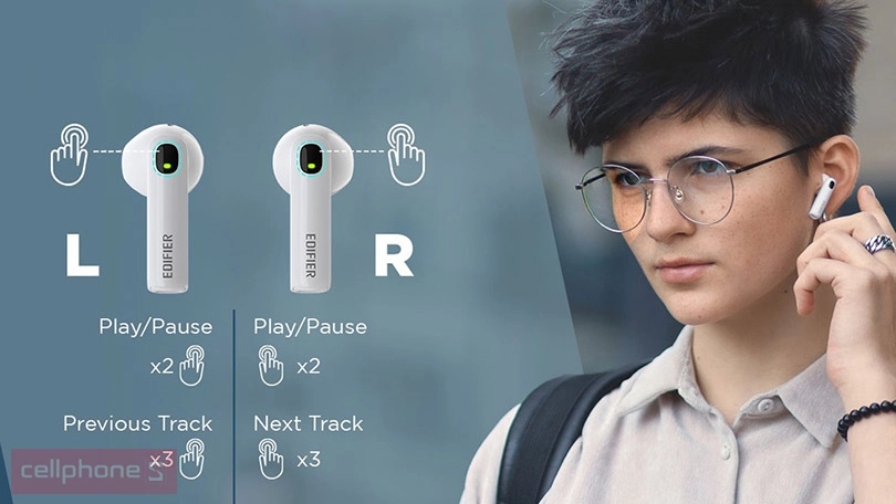 Thiết kế tai nghe Edifier W220T