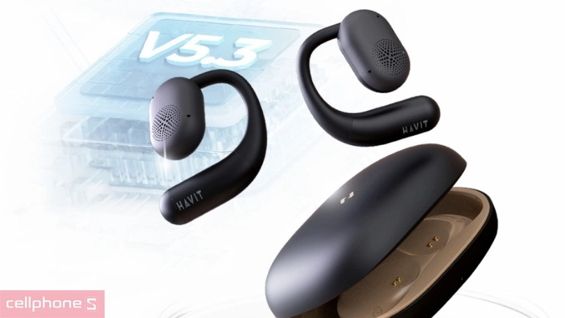 Thiết kế tai nghe thể thao Havit OWS Fit 1