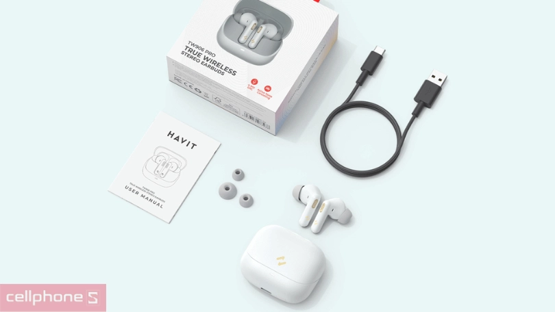 Màng loa của tai nghe Bluetooth Havit TW906 Pro