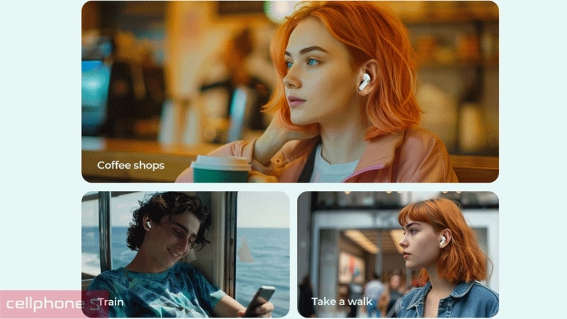 Thiết kế tai nghe Bluetooth Havit TW906 Pro