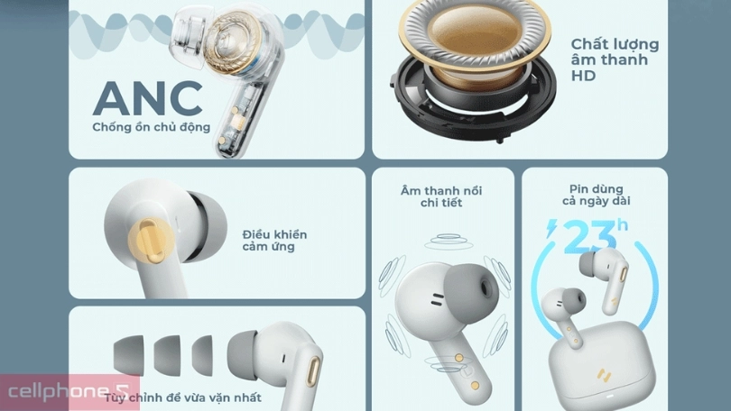 Khả năng kết nối không dây và tự động kết nối của tai nghe Bluetooth Havit TW906 Pro