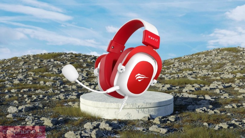 Mic đàm thoại trên tai nghe có dây Havit H2002D