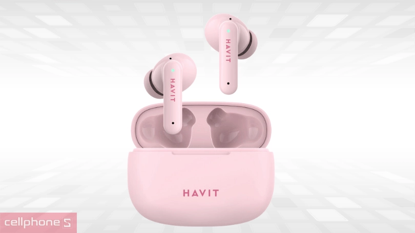 Thiết kế tai nghe không dây Havit TW967 Pro