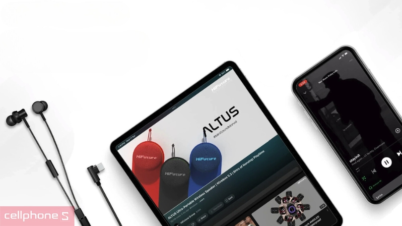 Khả năng kết nối của tai nghe Type-C HiFuture Hi 5