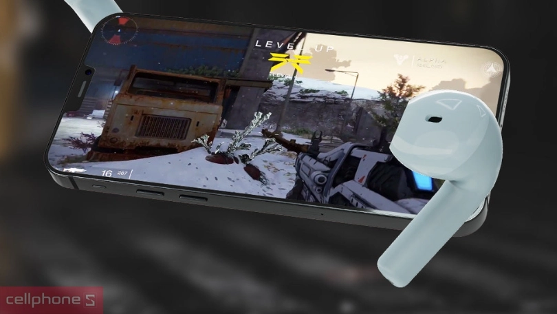 Tai nghe Bluetooth HiFuture Flybuds 3: chống ồn ENC, Soft Bass cải thiện chất âm