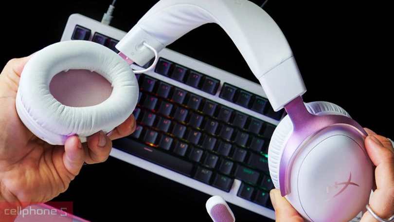 Thiết kế tai nghe Hyperx Cloud 3