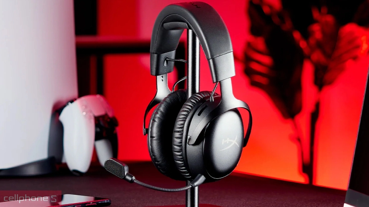Tai nghe Gaming không dây HyperX Cloud 3 S Wireless - Âm thanh sống động, kết nối linh hoạt