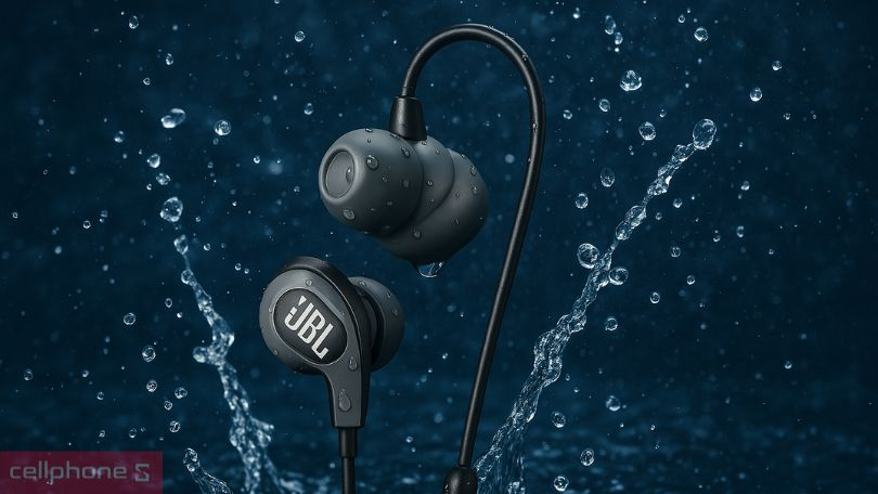 Mic đàm thoại, khả năng kháng nước của tai nghe bluetooth JBL Endurance Run 3