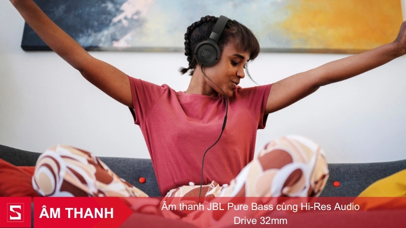 Âm thanh tai nghe chụp tai JBL Tune 520C