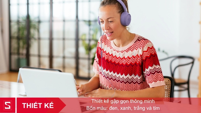 Thiết kế tai nghe chụp tai JBL Tune 520C