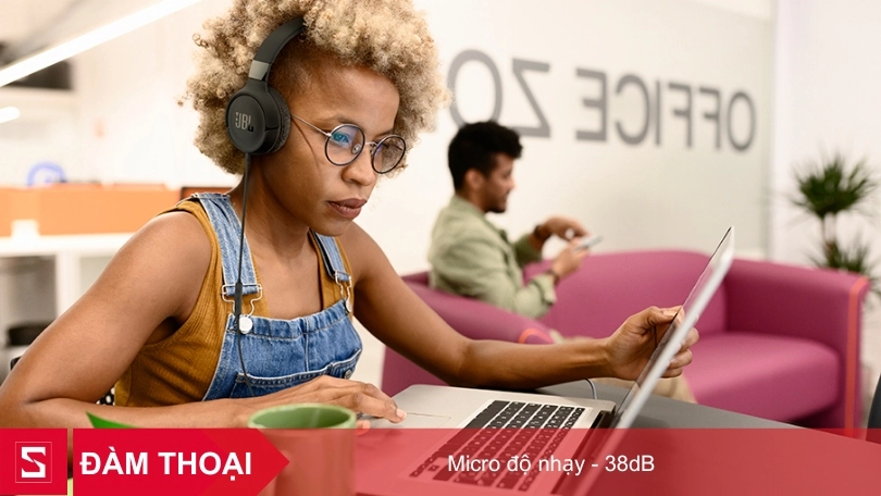 Đàm thoại trên tai nghe chụp tai JBL Tune 520C