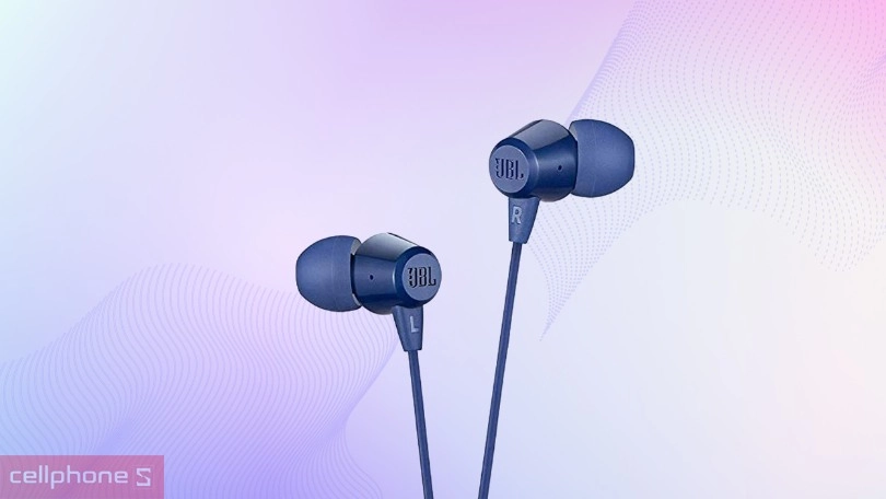 Thiết kế tai nghe JBL C50HI