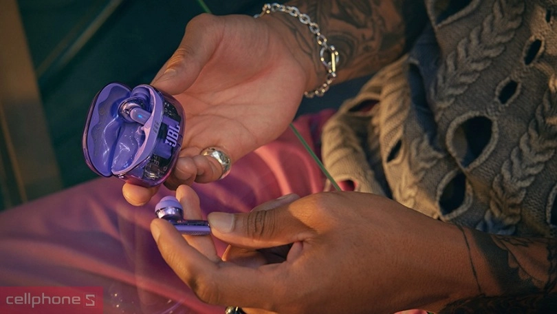 Âm thanh tai nghe không dây JBL Tune Beam 2 Ghost