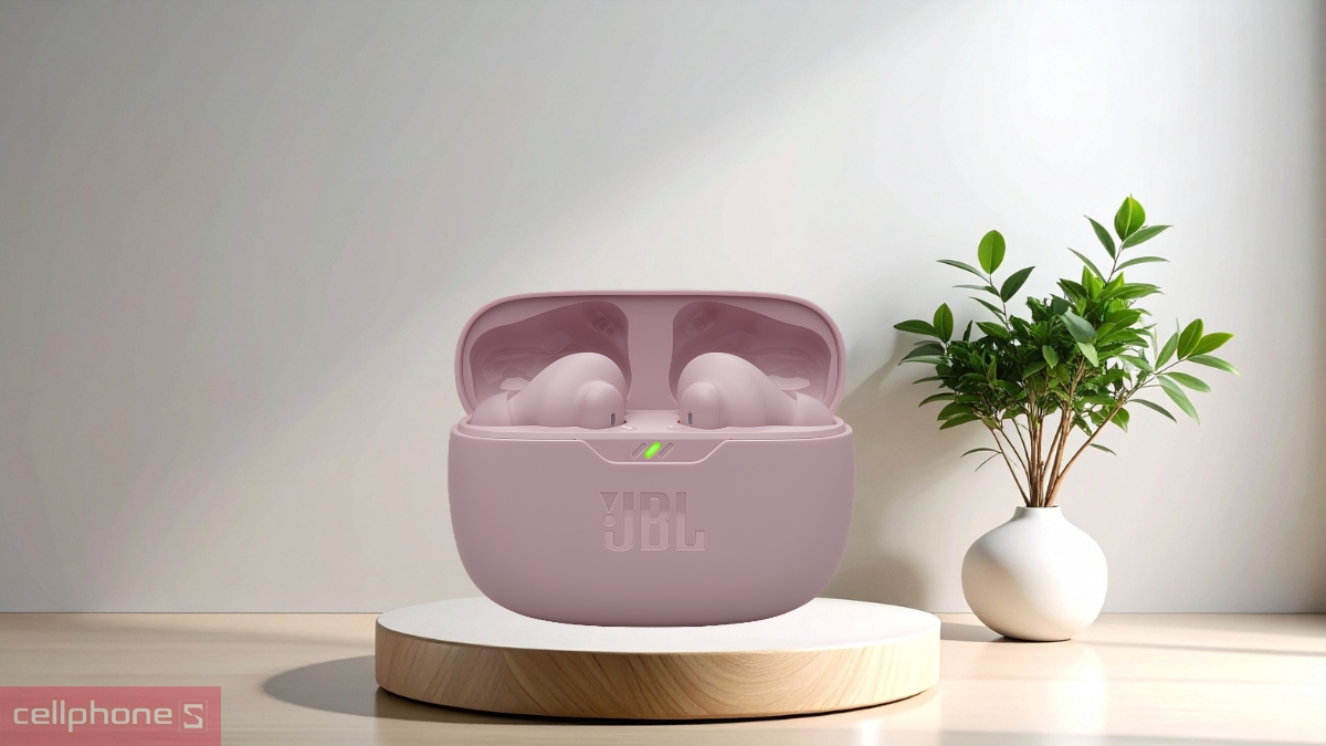 Thời lượng pin bền bỉ của Tai nghe không dây JBL Wave Beam 3