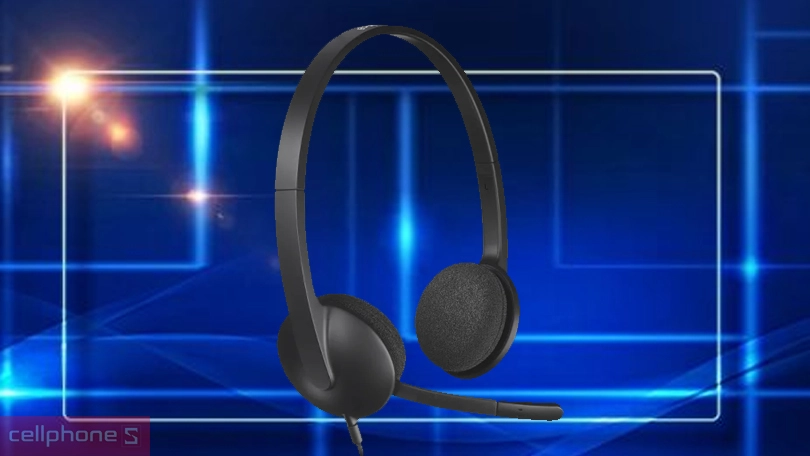 Tai nghe chụp tai Logitech H340 - Chất âm lôi cuốn, micro khử ồn thông minh