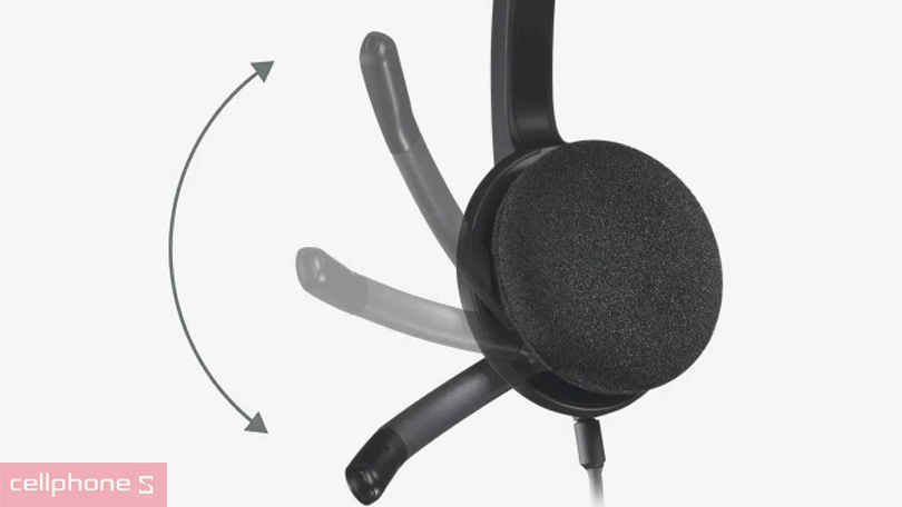 Tai nghe chụp tai Logitech H340 - Chất âm lôi cuốn, micro khử ồn thông minh