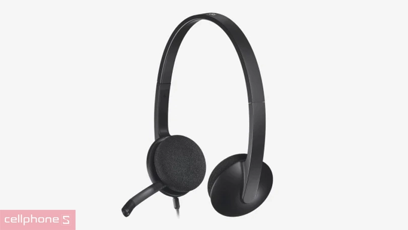 Tai nghe chụp tai Logitech H340 - Chất âm lôi cuốn, micro khử ồn thông minh