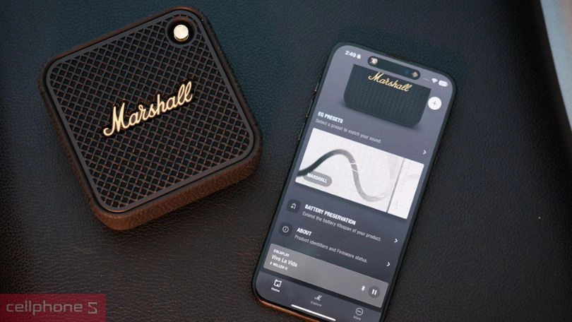 Kết nối loa Marshall Willen II