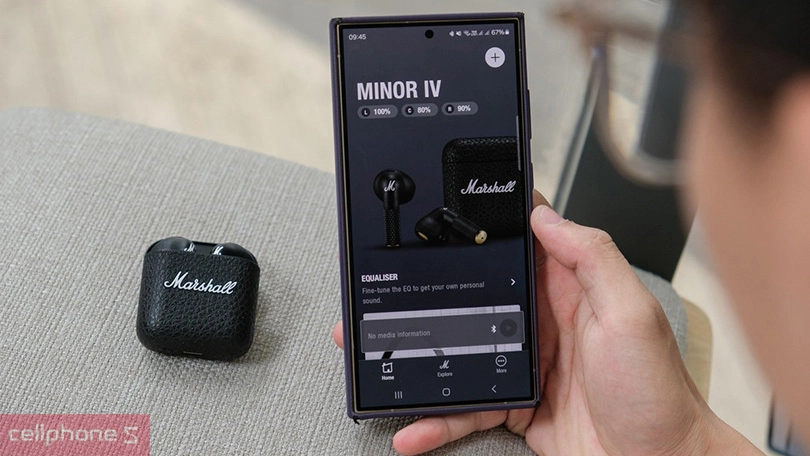 Điều khiển tai nghe Marshall Minor 4