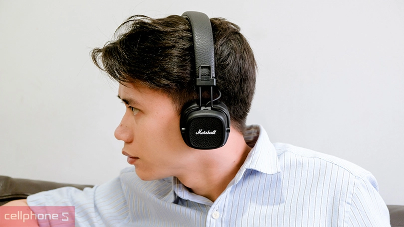 Kết nối tai nghe Marshall Major 5