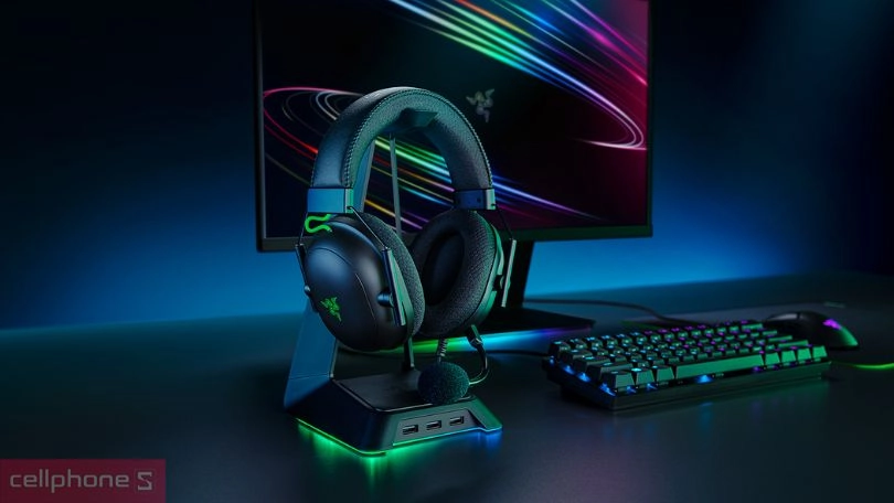 Tai nghe chụp tai có dây Razer Blackshark V2 X 3.5mm - Bắt mắt, khử ồn hiệu quả
