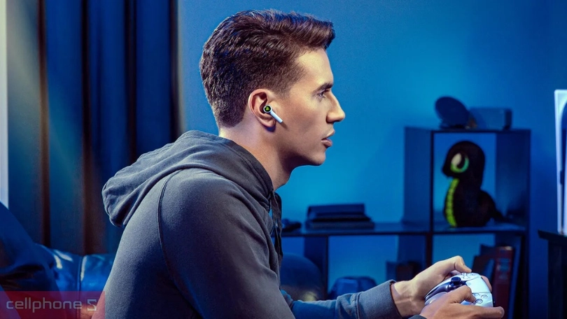 Mic đàm thoại trên tai nghe không dây Razer Hammerhead Hyperspeed