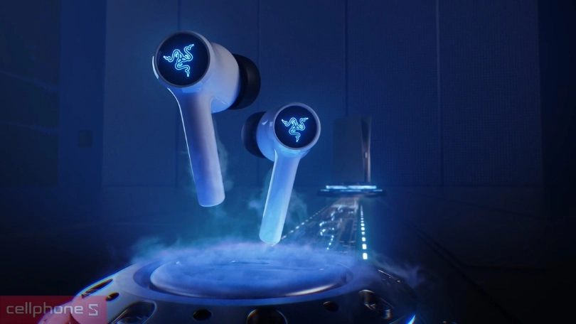 Thời lượng hoạt động của tai nghe không dây Razer Hammerhead Hyperspeed