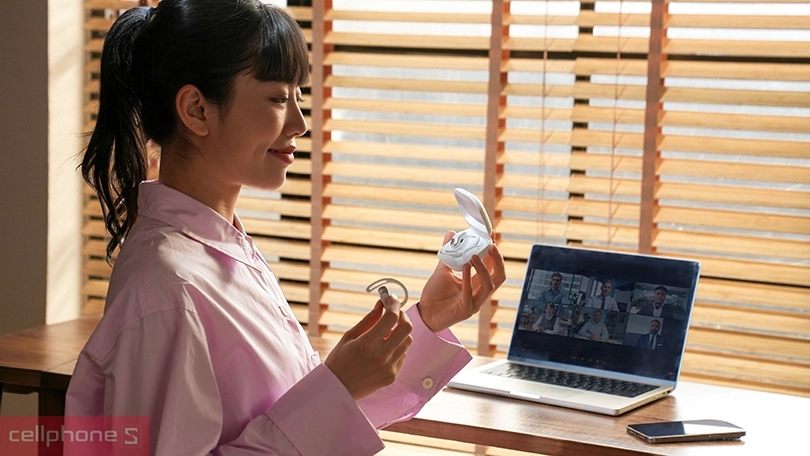 Đàm thoại tai nghe Shokz Openfit Air