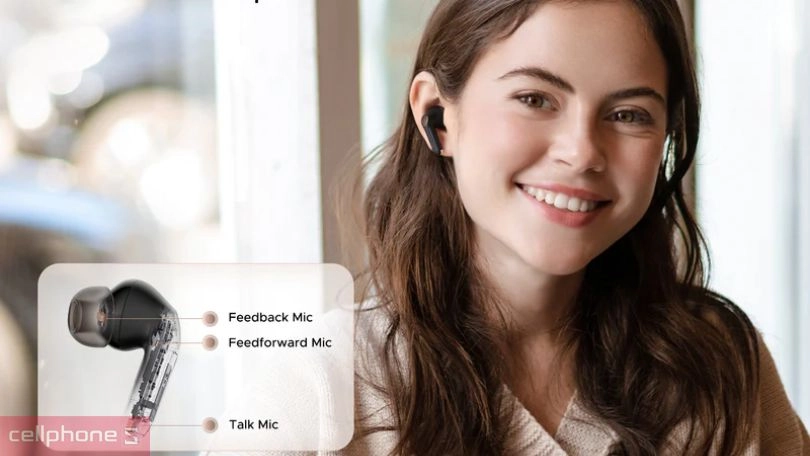 Đàm thoại trên tai nghe SoundPeats Air 4 Pro