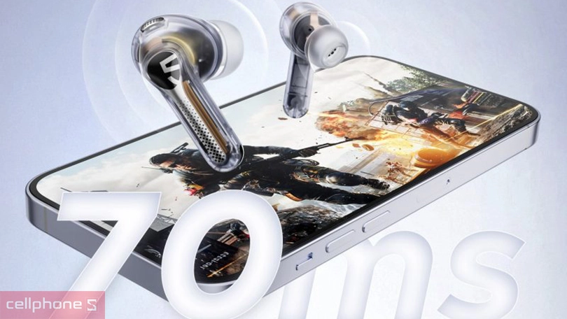 Tai nghe không dây Soundpeats Capsule 3 Pro Transparent - Khử ồn tối đa, trải nghiệm dài lâu