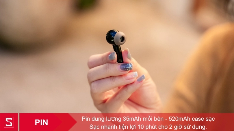 Pin tai nghe không dây Soundpeats Air 5 Pro