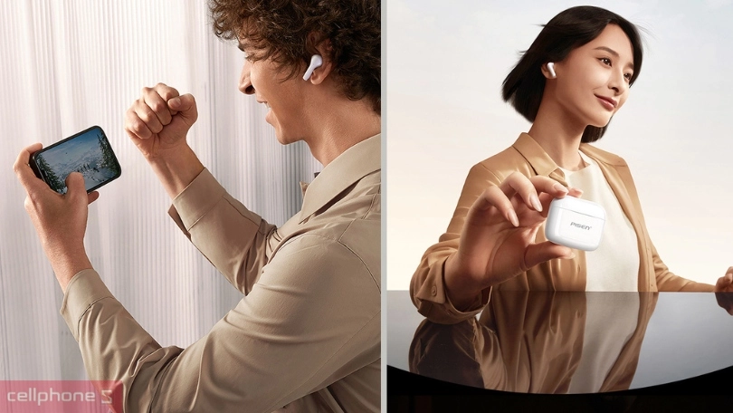 Thời lượng pin của tai nghe Bluetooth Pisen Buds P1 Plus