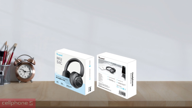 Thời lượng sử dụng và khả năng kết nối của tai nghe chụp tai Trusmi BH01