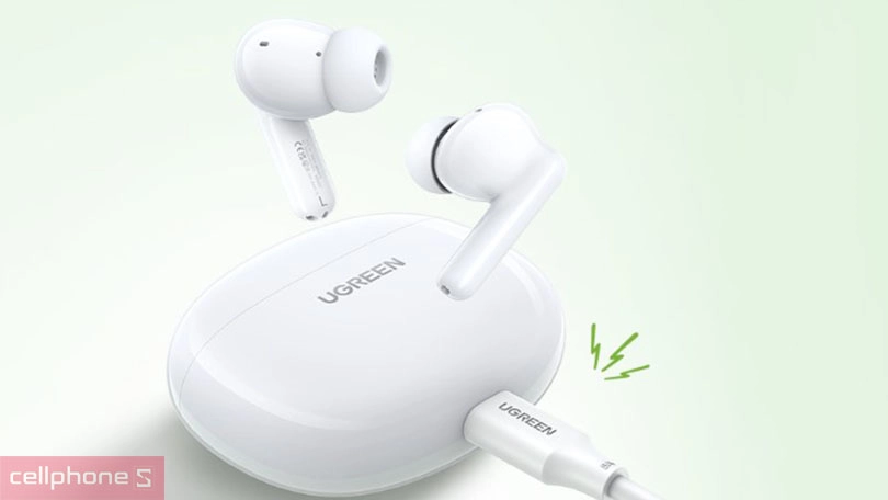 Pin và thời gian sạc của tai nghe Bluetooth Ugreen Hitune T3