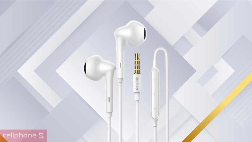 Kết nối tai nghe có dây Ugreen EP01 3.5mm