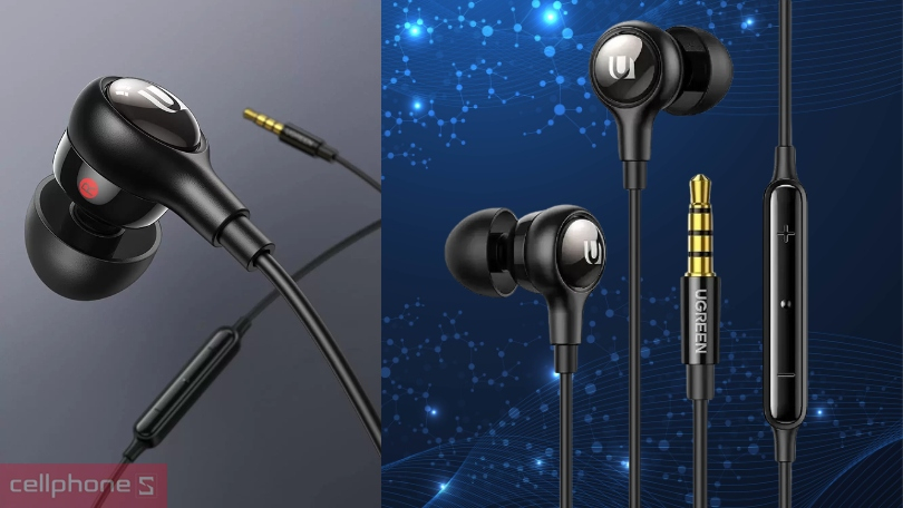 Kết nối tai nghe có dây UGREEN EP103 3.5mm