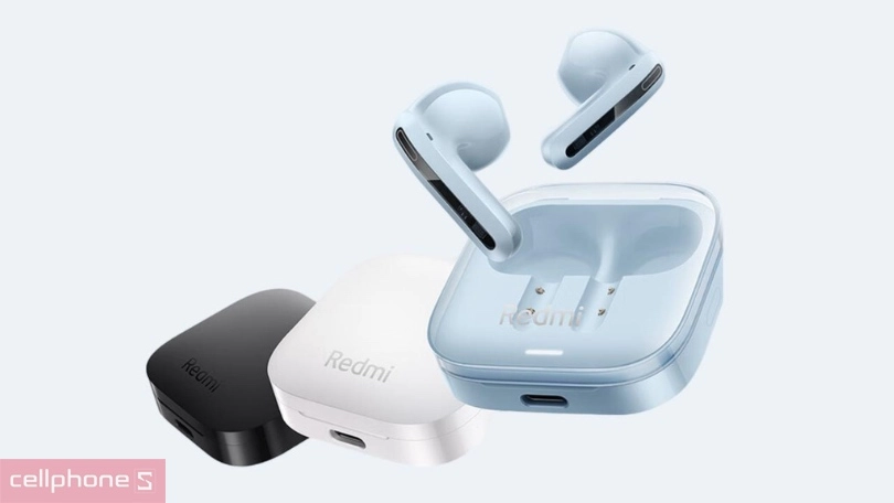 Thiết kế tai nghe Xiaomi Redmi Buds 6 Active