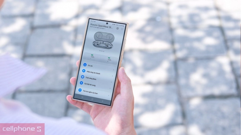 Thiết kế tai nghe Xiaomi OpenWear Stereo