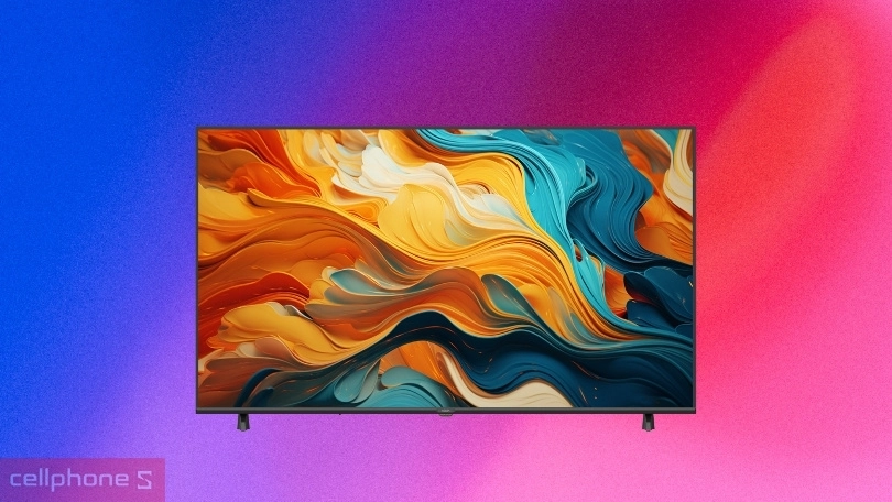 Kích thước màn hình, thiết kế của Google Tivi Aqua UHD AQT55K85FUX