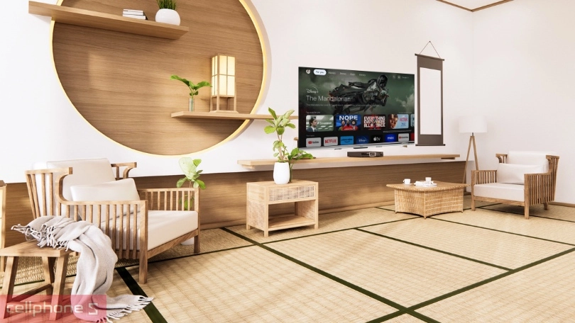 Khả năng hỗ trợ điều khiển bằng giọng nói của Google Tivi Aqua QLED AQT65S800UX 4K 65 inch