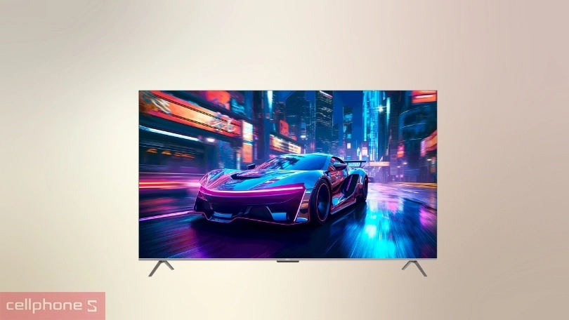 Thiết kế, kích thước màn hình của Google Tivi Aqua AQT85S800UX QLED 4K 85 inch
