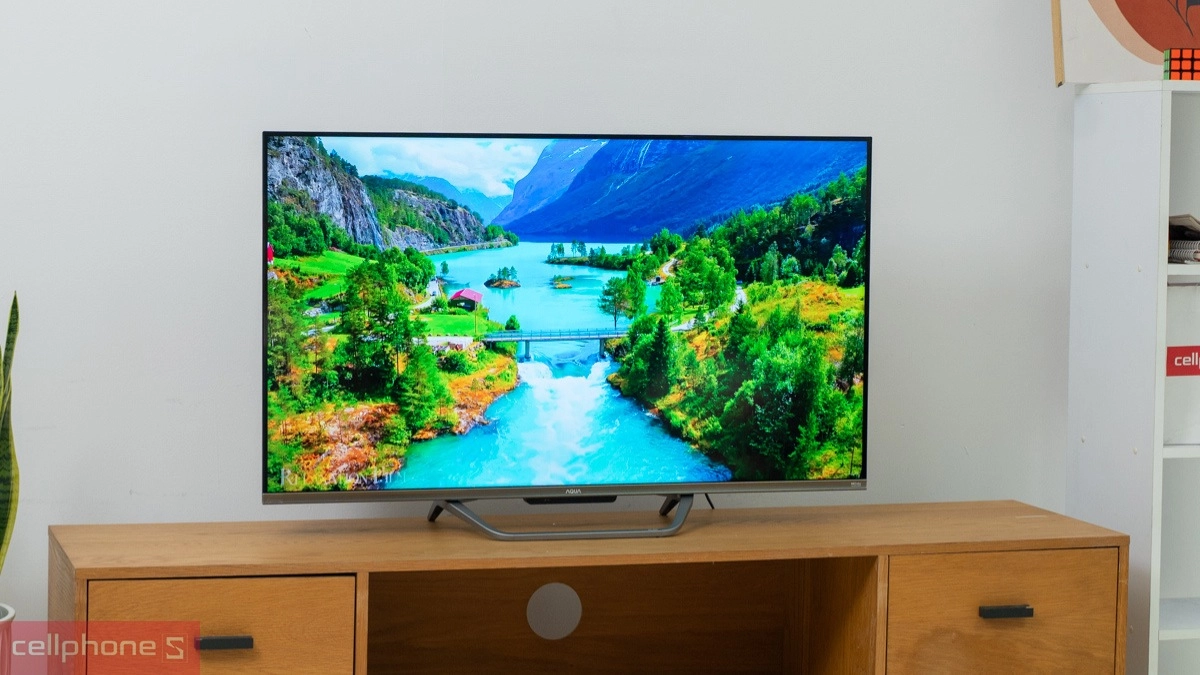Thiết kế của Google Tivi Aqua QLED AQT43S800UX 4K 43 inch