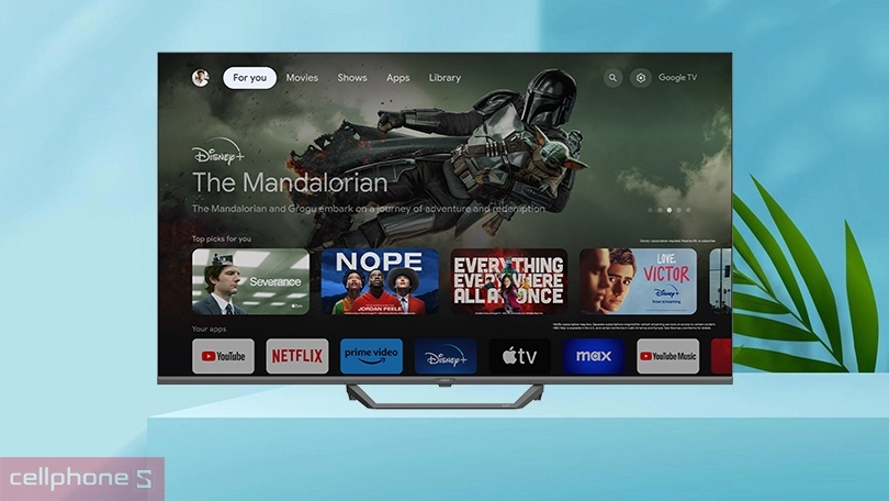 Công nghệ hiển thị của Google Tivi Aqua QLED AQT43S80EUX 4K 43 inch