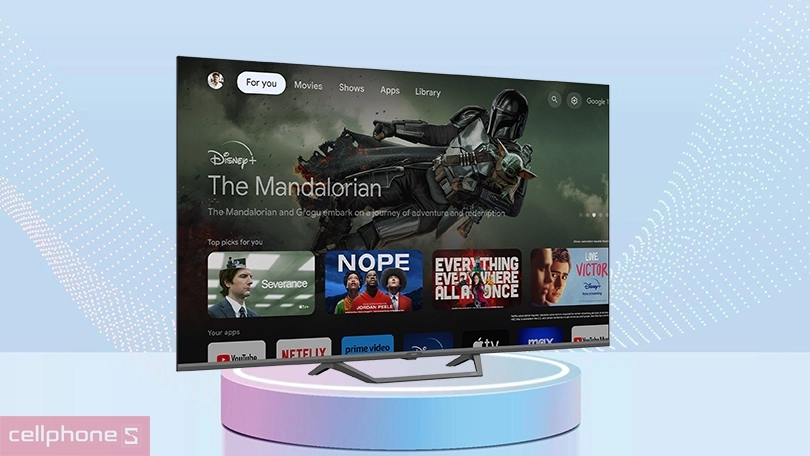 Khả năng điều khiển và chất lượng âm thanh của Google Tivi Aqua QLED AQT43S80EUX 4K 43 inch